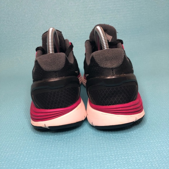 NIKE Lunarglide 4 Women’s Size 9 Color Black and Pink Athletic Shoes 524978-006 - Picture 6 of 8